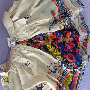 Colorful Floral Skirt